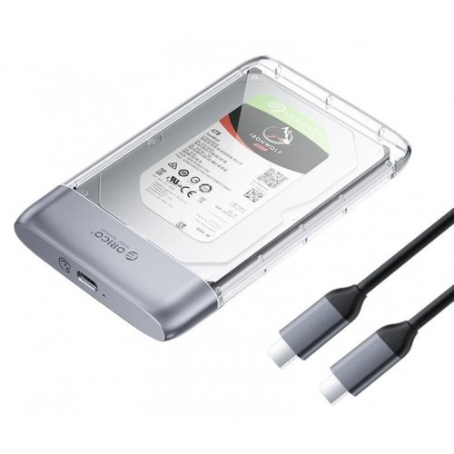 Внешний карман ORICO TX25C3 2.5" HDD Enclosure USB Type-C (ORICO-TX25C3-GY-EP) Grey купить в Украине | Telemart фото