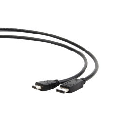 Уцінка адаптер Cablexpert DisplayPort-HDMI 1.8m with CHIP-converter (CC-DP-HDMI-6) (Пошкоджено пакування, 913082)