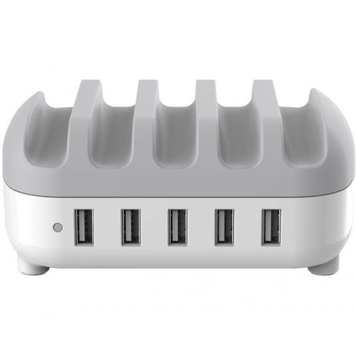 Мережевий зарядний пристрій ORICO DUK-5P Smart Charging Station 5 x USB 40W (ORICO-DUK-5P-UN-WH-BP) White купити в Україні | Telemart фото