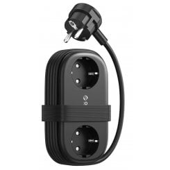 Сетевой фильтр ORICO AP3-2A2U2C 1.6m 2 розетки + 2 x USB + 2 x USB Type-C (ORICO-AP3-2A2U2C-65-EU-BK-EP) Black