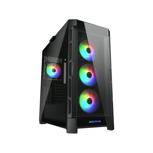 Уценка корпус Cougar Duoface Pro RGB Tempered Glass без БП Black (Повреждена упаковка, 913100) купить в Украине | Telemart фото