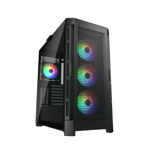Уценка корпус Cougar Duoface Pro RGB Tempered Glass без БП Black (Повреждена упаковка, 913100) купить в Украине | Telemart фото