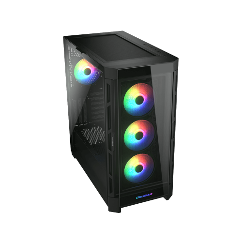 Уценка корпус Cougar Duoface Pro RGB Tempered Glass без БП Black (Повреждена упаковка, 913100) купить в Украине | Telemart фото