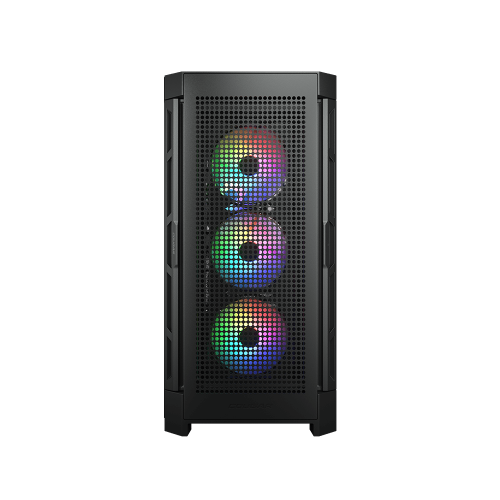 Уценка корпус Cougar Duoface Pro RGB Tempered Glass без БП Black (Повреждена упаковка, 913100) купить в Украине | Telemart фото