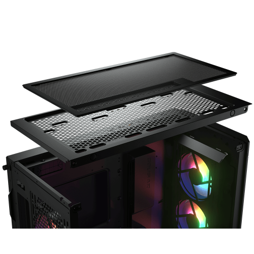 Уценка корпус Cougar Duoface Pro RGB Tempered Glass без БП Black (Повреждена упаковка, 913100) купить в Украине | Telemart фото