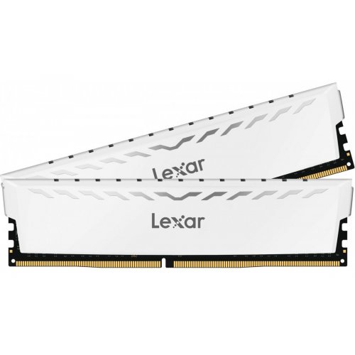 Уцінка озп Lexar DDR4 32GB (2x16GB) 3600Mhz Thor White (LD4BU016G-R3600GDWG) (Розкрита упаковка, 913102) купити в Україні | Telemart фото