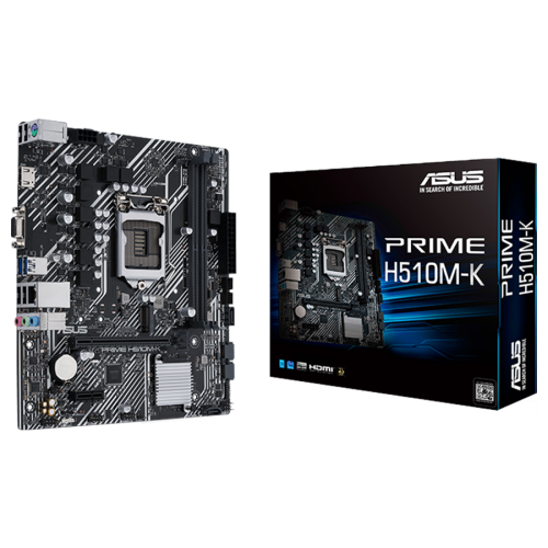Материнская плата Asus PRIME H510M-K (s1200, Intel H510) (Восстановлено продавцом, 913108) купить в Украине | Telemart фото