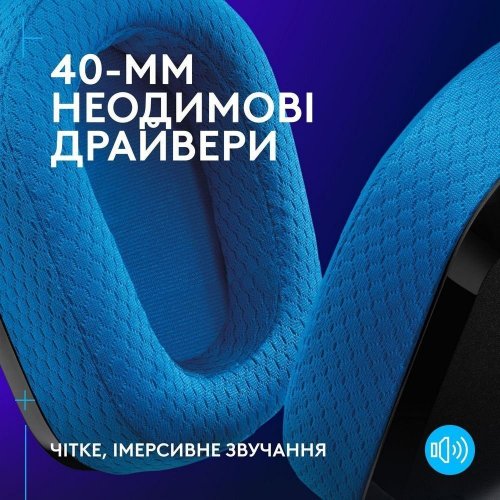 Уцінка навушники Logitech G535 Lightspeed Console Wireless (939-002219) Black (Пошкоджено пакування, 913139) купити в Україні | Telemart фото