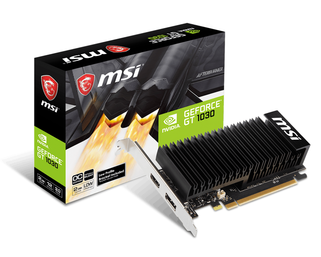 Продать Видеокарта MSI GeForce GT 1030 OC Low Profile 2048MB (GeForce  GT1030 2GHD4 LP OC) по Trade-In интернет-магазине Телемарт - Киев, Днепр,  Украина