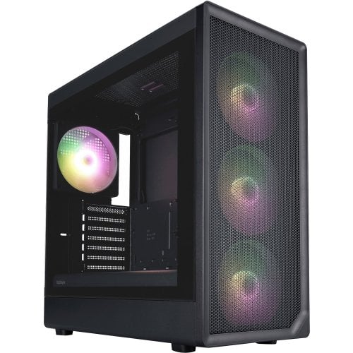 Корпус 1stPlayer AU8-BK-4FE7-14 Tempered Glass без БЖ Black купити в Україні | Telemart фото