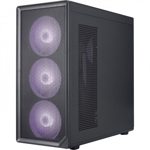 Корпус 1stPlayer AU8-BK-4FE7-14 Tempered Glass без БЖ Black купити в Україні | Telemart фото