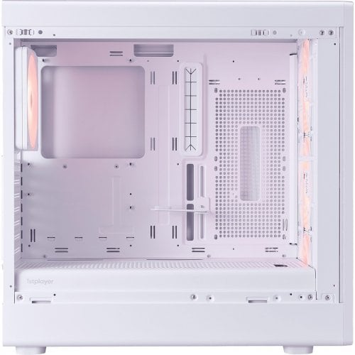 Корпус 1stPlayer AU8-WH-4FE7-14-W Tempered Glass без БЖ White купити в Україні | Telemart фото