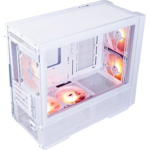 Корпус 1stPlayer AU6-WH-2FA7-14-W-2FA7R-W-1FA7-W Tempered Glass без БП White купить в Украине | Telemart фото