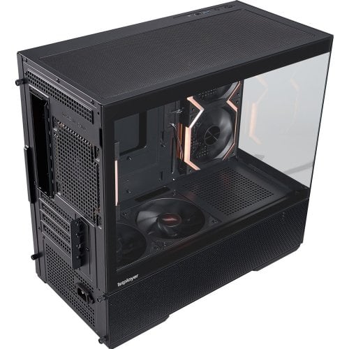 Корпус 1stPlayer CV6-BK-2FAR-2FH7R-1FH7 Tempered Glass без БП Black купить в Украине | Telemart фото