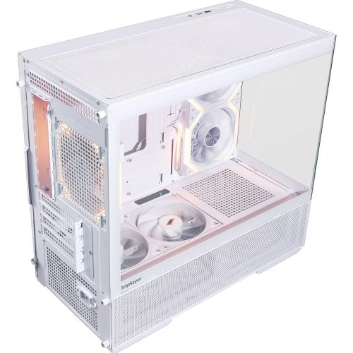 Корпус 1stPlayer CV6-WH-2FAR-W-2FH7R-W-1FH7-W Tempered Glass без БП White купить в Украине | Telemart фото