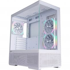Корпус 1stPlayer CV7-WH-2FAR-W-2FH7R-W-1FH7-W Tempered Glass без БП White