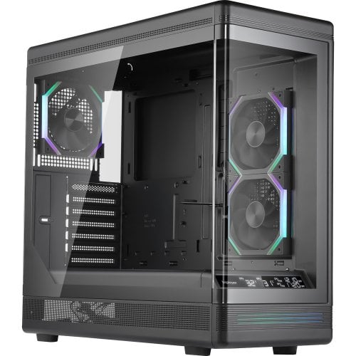 Корпус 1stPlayer PB8-BK-2FH7R-1FH7 Tempered Glass без БЖ Black купити в Україні | Telemart фото