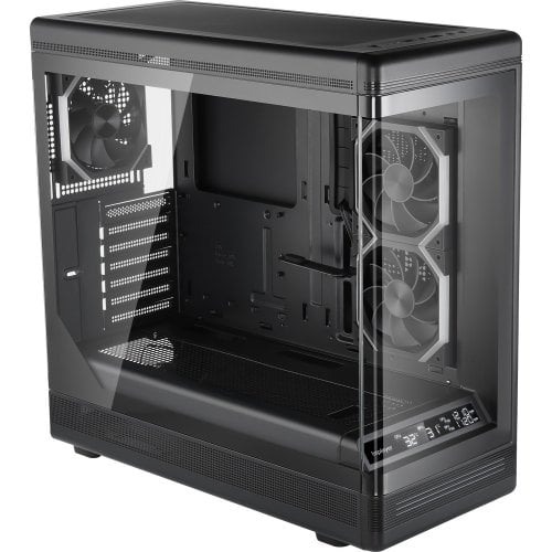 Корпус 1stPlayer PB8-BK-2FH7R-1FH7 Tempered Glass без БЖ Black купити в Україні | Telemart фото