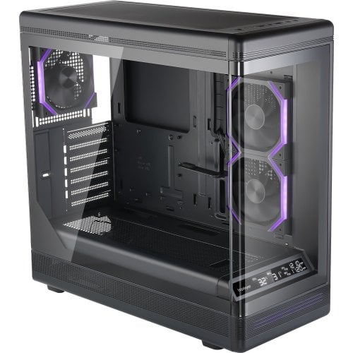 Корпус 1stPlayer PB8-BK-2FH7R-1FH7 Tempered Glass без БЖ Black купити в Україні | Telemart фото