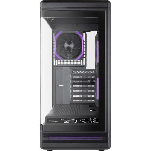Корпус 1stPlayer PB8-BK-2FH7R-1FH7 Tempered Glass без БЖ Black купити в Україні | Telemart фото