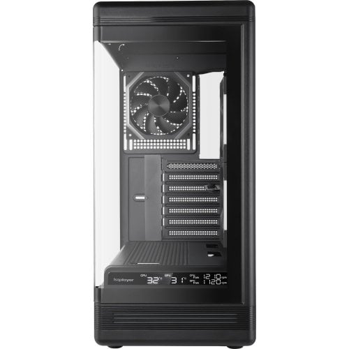 Корпус 1stPlayer PB8-BK-2FH7R-1FH7 Tempered Glass без БЖ Black купити в Україні | Telemart фото