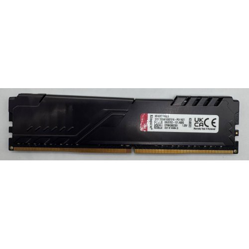Озу Kingston DDR4 8GB 3200Mhz FURY Beast Black (KF432C16BB/8) (Восстановлено продавцом, 913346) купить в Украине | Telemart фото