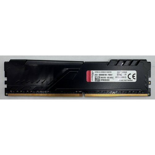 Озп HyperX DDR4 8GB 2666Mhz Fury Black (HX426C16FB3/8) (Відновлено продавцем, 913348) купити в Україні | Telemart фото
