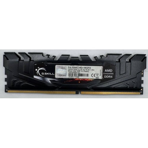 Озп G.Skill DDR4 8GB 3200Mhz Flare X (F4-3200C16D-8GFX) (Відновлено продавцем, 913371) купити в Україні | Telemart фото