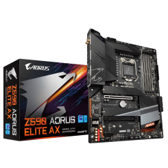 Материнская плата Gigabyte Z590 AORUS ELITE AX (s1200, Intel Z590) (Восстановлено продавцом, 913373)