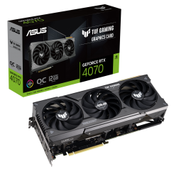 Видеокарта Asus TUF GeForce RTX 4070 Gaming OC 12288MB (TUF-RTX4070-O12G-GAMING) (Восстановлено продавцом, 913385)