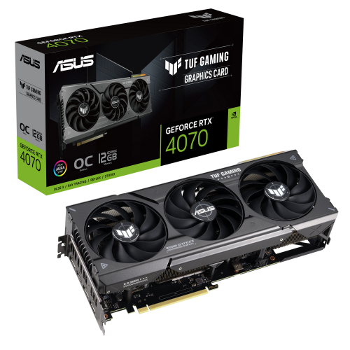 Видеокарта Asus TUF GeForce RTX 4070 Gaming OC 12288MB (TUF-RTX4070-O12G-GAMING) (Восстановлено продавцом, 913385) купить в Украине | Telemart фото