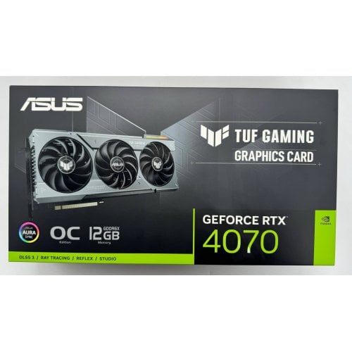 Видеокарта Asus TUF GeForce RTX 4070 Gaming OC 12288MB (TUF-RTX4070-O12G-GAMING) (Восстановлено продавцом, 913385) купить в Украине | Telemart фото