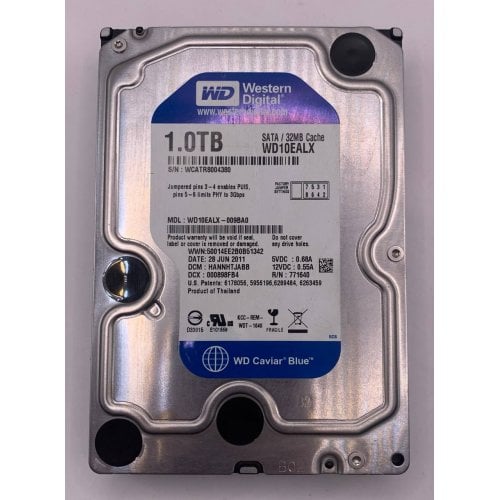 Жорсткий диск Western Digital Blue 1TB 64MB 3.5" (WD10EZEX) (Відновлено продавцем, 913388) купити в Україні | Telemart фото