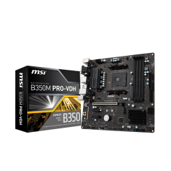 Материнская плата MSI B350M PRO-VDH (sAM4, AMD B350) (Восстановлено продавцом, 913390)