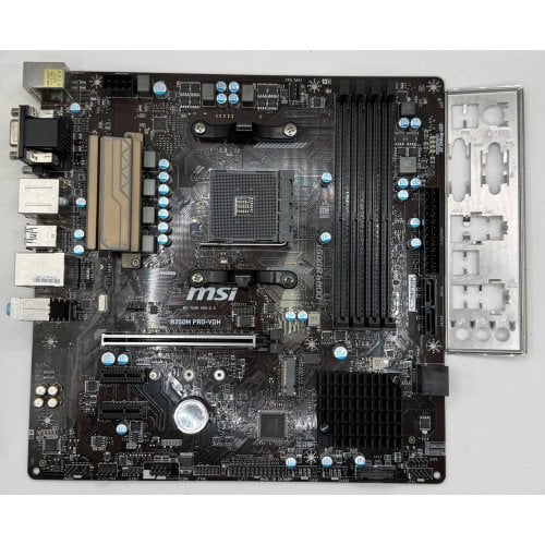 Материнская плата MSI B350M PRO-VDH (sAM4, AMD B350) (Восстановлено продавцом, 913390) купить в Украине | Telemart фото