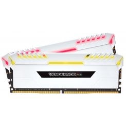 Озп Corsair DDR4 16GB (2x8GB) 3000Mhz Vengeance RGB (CMR16GX4M2C3000C15W) White (Відновлено продавцем, 913407)