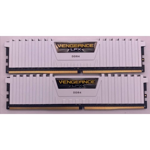 Озп Corsair DDR4 16GB (2x8GB) 3000Mhz Vengeance RGB (CMR16GX4M2C3000C15W) White (Відновлено продавцем, 913407) купити в Україні | Telemart фото