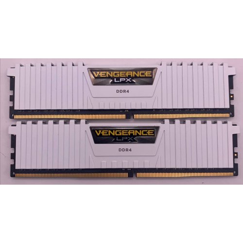 ОЗУ Corsair DDR4 16GB (2x8GB) 3000Mhz Vengeance LPX (CMK16GX4M2B3000C15W) White (Восстановлено продавцом, 913407) купить в Украине | Telemart фото