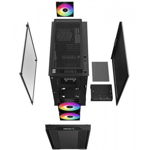 Корпус Deepcool CC360 ARGB без БЖ (R-CC360-BKAPM3-G-1) Black (Стан нового, 913428) купити в Україні | Telemart фото