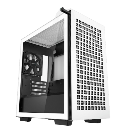 Корпус Deepcool CH370 Tempered Glass без БЖ (R-CH370-WHNAM1-G-1) White (Відновлено продавцем, 913431) купити в Україні | Telemart фото