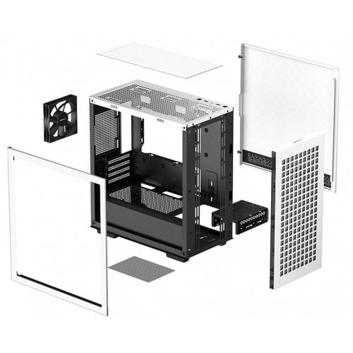Корпус Deepcool CH370 Tempered Glass без БЖ (R-CH370-WHNAM1-G-1) White (Відновлено продавцем, 913431) купити в Україні | Telemart фото