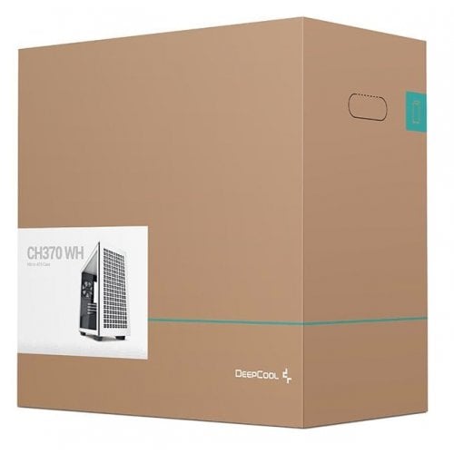 Корпус Deepcool CH370 Tempered Glass без БЖ (R-CH370-WHNAM1-G-1) White (Відновлено продавцем, 913431) купити в Україні | Telemart фото