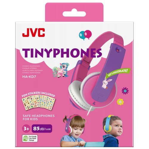 Навушники JVC HA-KD7 (HA-KD7-PNE) Pink/Violet купити в Україні | Telemart фото