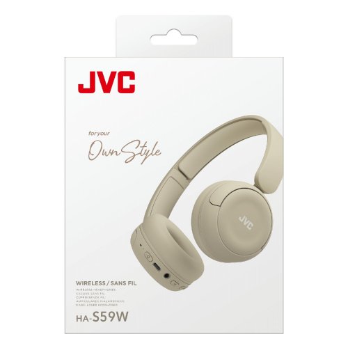 Навушники JVC HA-S59W (HA-S59W-C-U) Beige купити в Україні | Telemart фото
