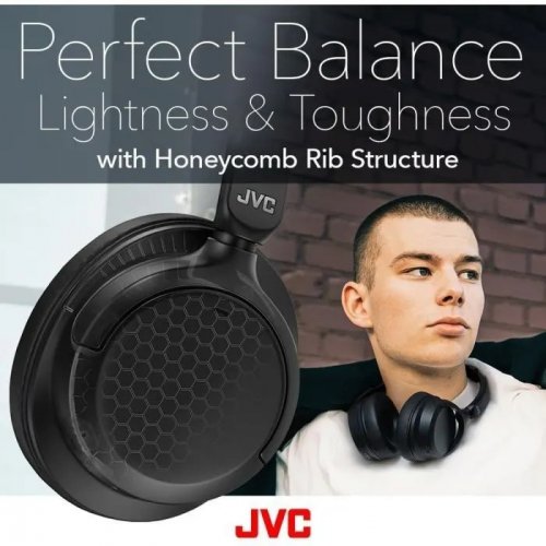 Навушники JVC HA-S75N (HA-S75N-B-U) Black купити в Україні | Telemart фото