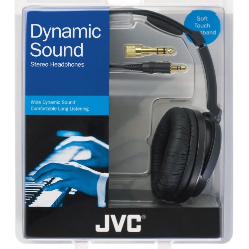 Навушники JVC HA-RX500 (HA-RX500-E) Black/White купити в Україні | Telemart фото