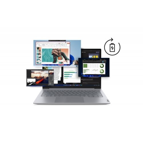 Ноутбук Lenovo ThinkBook 14 G8 IAL (21SJ00PMRA) Arctic Grey купить в Украине | Telemart фото