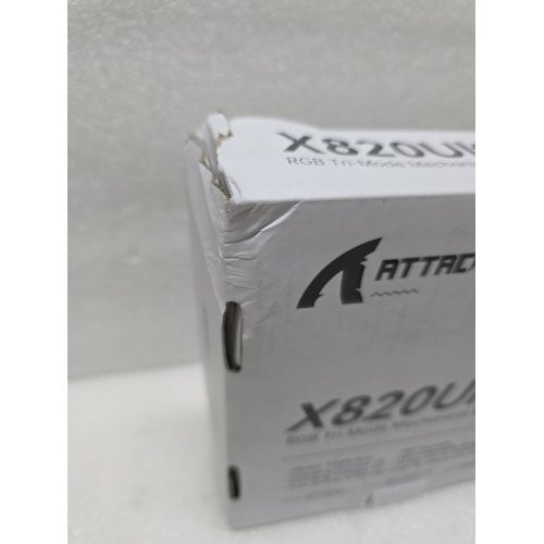 Уцінка клавіатура Attack Shark X820 Ultra RGB Linear Gift Switch Wireless (AS-6972792471273-L-UA) Lavender (Пошкоджено пакування, 913542) купити в Україні | Telemart фото