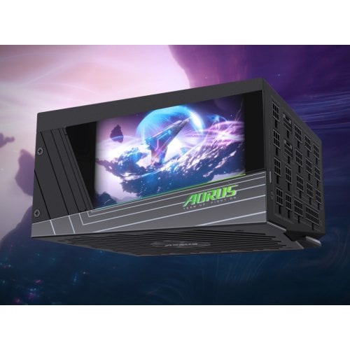 Блок питания Gigabyte AORUS P1600W PCIe 5.1 AI TOP 1600W (GP-AP1600TM PG5 AI TOP) Black купить в Украине | Telemart фото