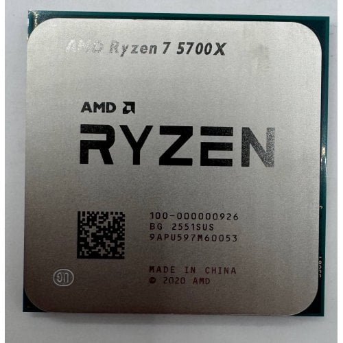 Процесор AMD Ryzen 7 5700X 3.4(4.6)GHz 32MB sAM4 Tray (100-000000926) (Відновлено продавцем, 913641) купити в Україні | Telemart фото